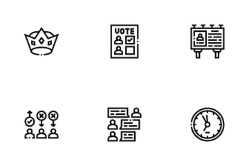 Voting Elections Icon Pack