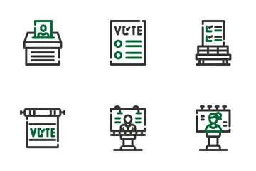 Voting Elections Icon Pack