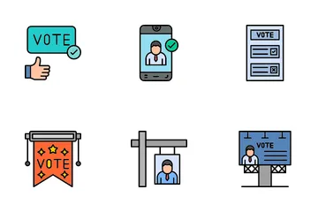 Voting Elections Icon Pack