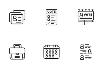 Voting Elections Icon Pack