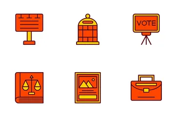 Voto Elección Icon Pack