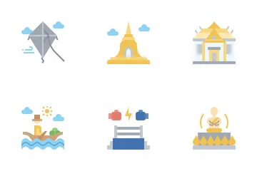 Voyage en Thaïlande Icon Pack