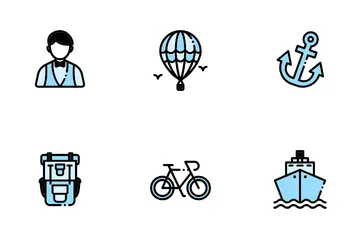 Voyages et vacances Icon Pack