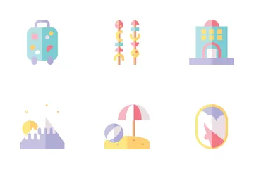 Voyages et vacances Icon Pack