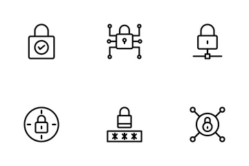 VPN-Sicherheit Symbolpack