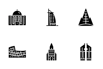 Wahrzeichen Symbolpack