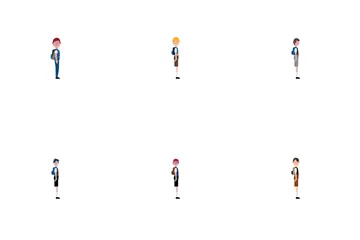 Walk Cycle Icon Pack