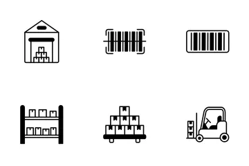 Warehouse Management Icon Pack