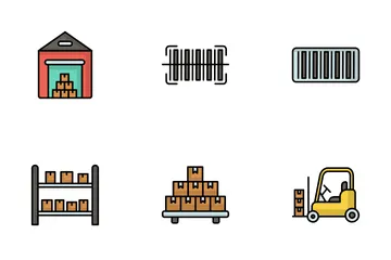 Warehouse Management Icon Pack
