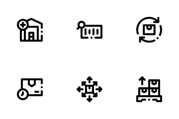 Warehouse Management Icon Pack