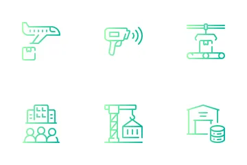 Warehouse Management Icon Pack