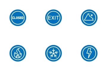 Warning Sign Icon Pack