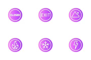 Warning Sign Icon Pack