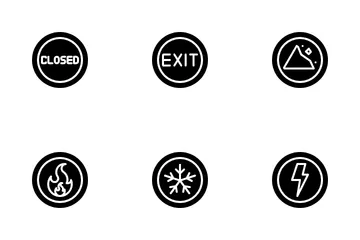Warning Sign Icon Pack