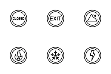 Warning Sign Icon Pack