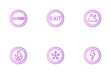Warning Sign Icon Pack