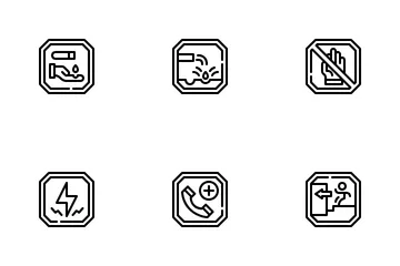 Warning Signs Icon Pack