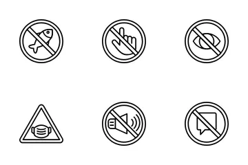 Warning Signs Icon Pack