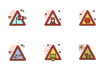 Warning Signs Icon Pack