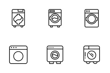 Waschmaschine Symbolpack