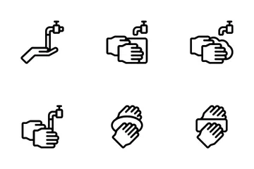 Wash Hand Icon Pack