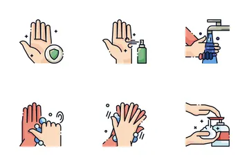 Wash Hands Icon Pack