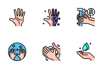 Wash Hands Icon Pack