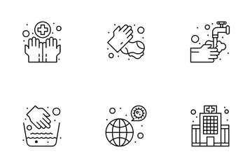 Wash Hands Icon Pack