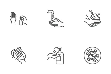 Wash Your Hands Icon Pack