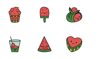 Wassermelone Symbolpack