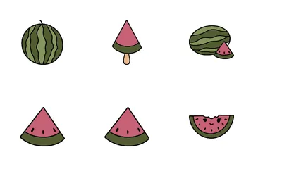 Wassermelone Symbolpack