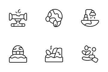 Wasserumgebung Symbolpack