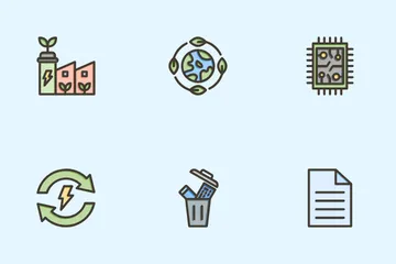 Waste Disposal Icon Pack