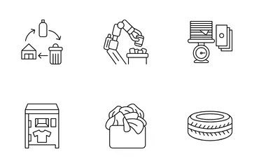 Waste Management Icon Pack