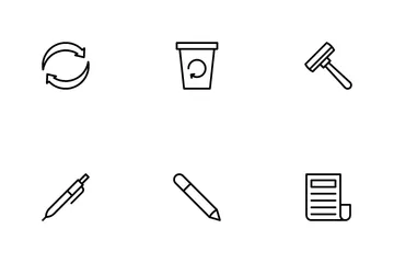 Waste Sorting Icon Pack