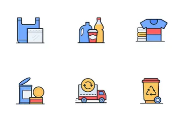 Waste Sorting Icon Pack