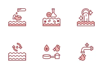 Wastewater Treatment Icon Pack