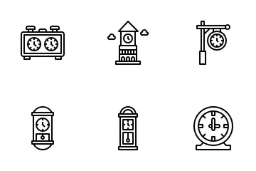 Watch And Clock Icon Pack