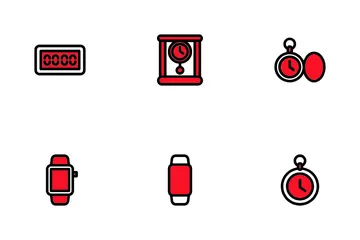Watch And Clock Icon Pack