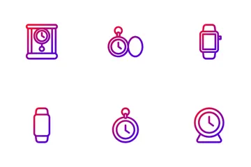 Watch And Clock Icon Pack
