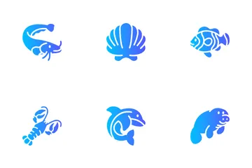 Water Animals Icon Pack