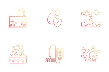 Water Crisis Icon Pack