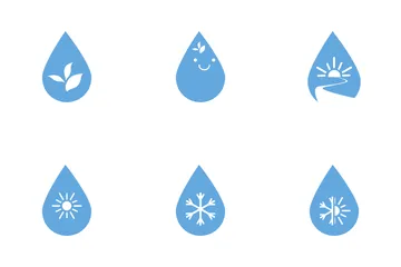 Water Drop Icon Pack
