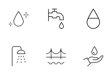 Water Drop Icon Pack