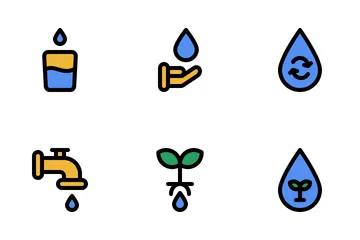 Water Drop Icon Pack