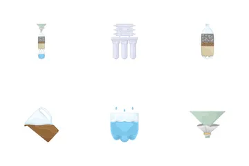 Water Filter Icon Pack