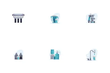 Water Filters Icon Pack