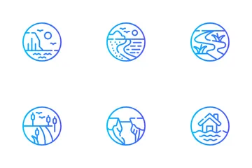 Water In Nature Icon Pack