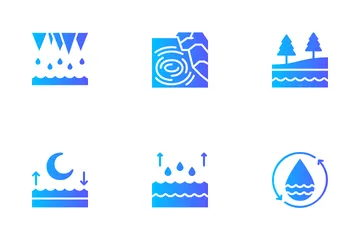 Water In Nature Icon Pack