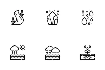 Water In Nature Icon Pack